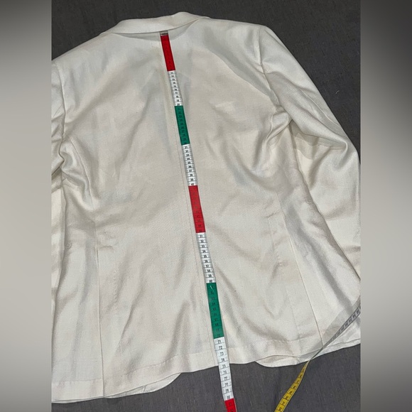 SUITSUPPLY off-white Silk Dinner Jacket Havana 38R - Picture 6 of 7